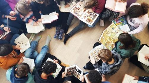 Bild Kinderlesend Bibliothek