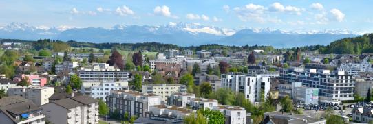 Stadtblick katholische Kirche