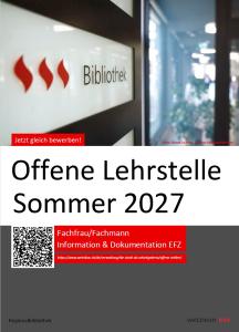 Offene Lehrstelle